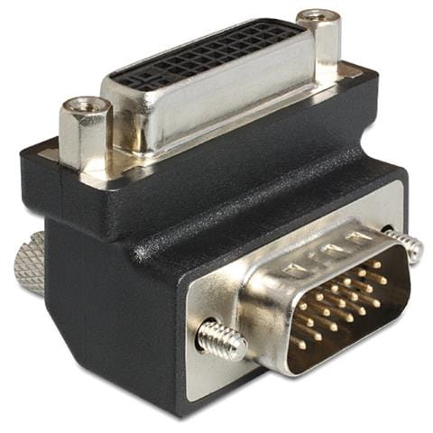 DVI / VGA DVI 24+5 F VGA 15 M Nero cavo di interfaccia e adattatore - Foto 1