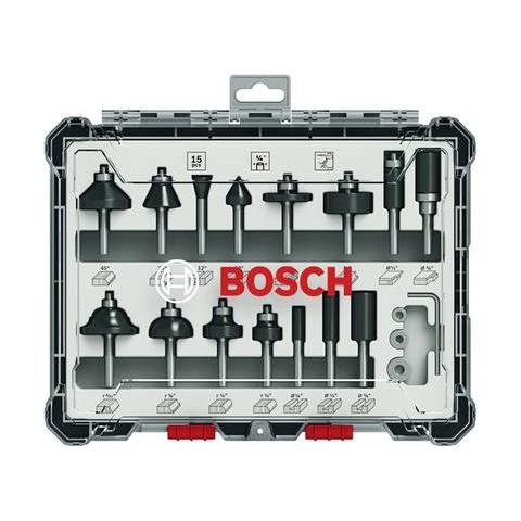 Set di punte 15 pz per lavorazione legno - Foto 7