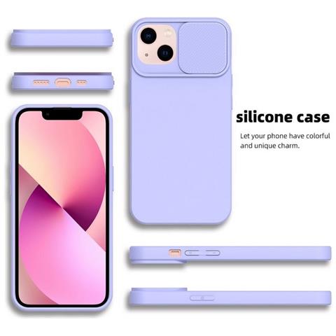 Custodia Tpu Silicone Cover Case Per Xiaomi Redmi Note 9 Lilla - Foto 5