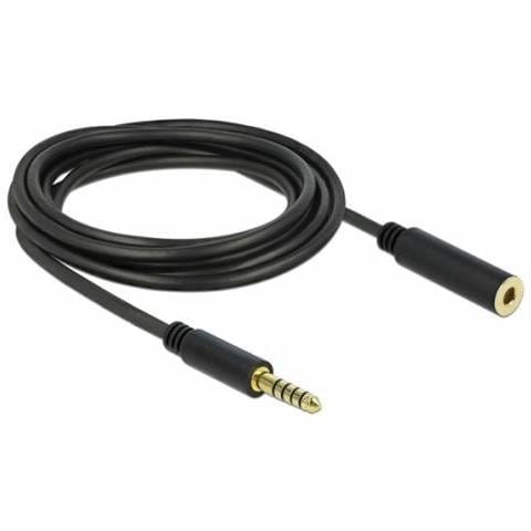 85798 Cavo Audio 3 M 4.4mm Nero - Foto 1