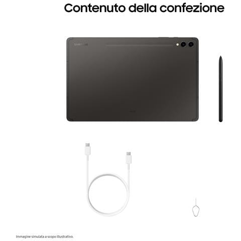 Tablet GalaxyTab Grafite 12.4" Qualcomm Snapdragon RAM 12GB Memoria MicroSD (TransFlash) +Slot MicroSD Wi-Fi Fotocamera 13Mpx Android 13 - Italia - Foto 2