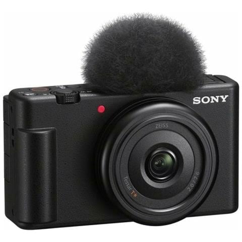 Fotocamera Digitale ZV-1F con Schermo Touch Risoluzione Video 3840 x 2160 Pixel Sensore Exmor RS CMOS Porte HDMI /USB Memoria SDXC /SDHC Colore Nero - Foto 1