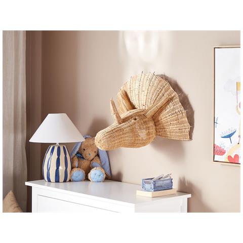 Decorazione Da Parete Rattan Chiaro Bioko - Foto 1