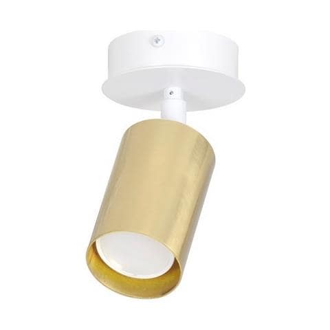 Lampada A Soffitto Zen - Bianco - Acciaio Verniciato A Polvere - 8x18x8 Cm - Foto 1