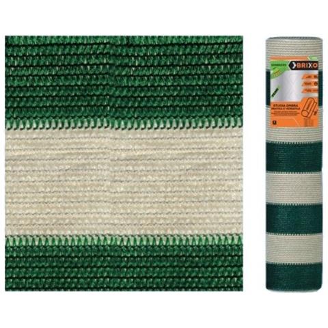 Stuoia Rete Ombreggiante Sombrero Bianco Verde Brixo Lunghezza 100 Mt - Altezza 300 Cm - Foto 1