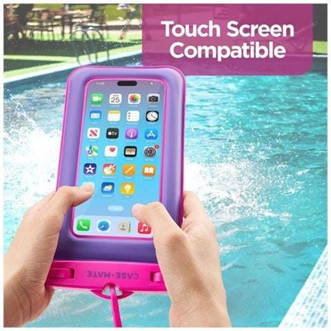 Custodia Per Telefono 6.7'' Waterproof Ip68 Galleggiante Paradise, Viola - Foto 5