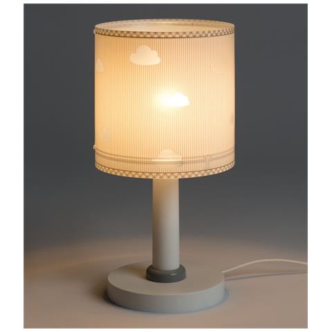 Lampada Da Comodino Per Bambini Sweet Dreams Nuvole Grigio - Foto 2