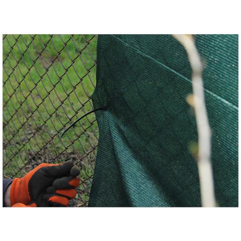 Rotolo 30mt Rete Ombreggiante Esterno Protezione Sole Pioggia Frangivista Coprente 2mt H 30mt - Foto 2
