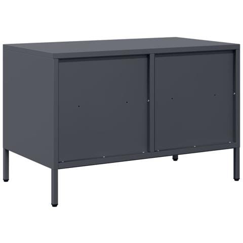 Mobile Tv Antracite 68x39x43,5 Cm In Acciaio Laminato A Freddo - Foto 2