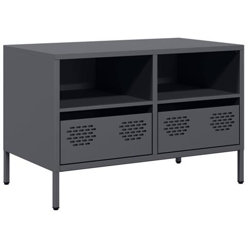 Mobile Tv Antracite 68x39x43,5 Cm In Acciaio Laminato A Freddo - Foto 1
