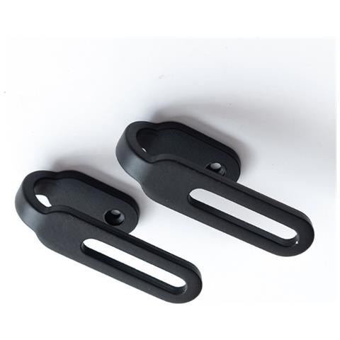 Ganci Per Tende Da Parete In Lega Di Zinco, Confezione Da 2 Black - Foto 3