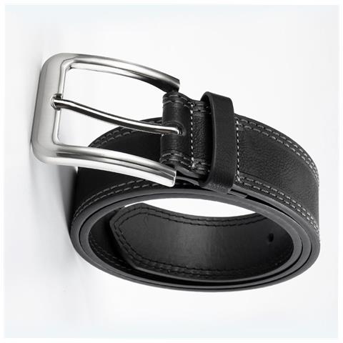 Cintura In Pelle Elegante 120 Cm Black - Foto 2