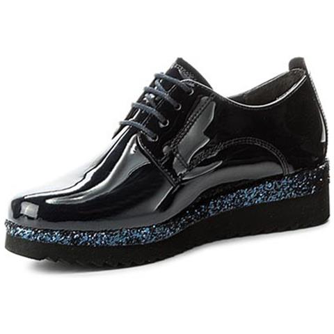 Scarpe Da Donna In Vernice Blu Navy Con Glitter 36 - Foto 3