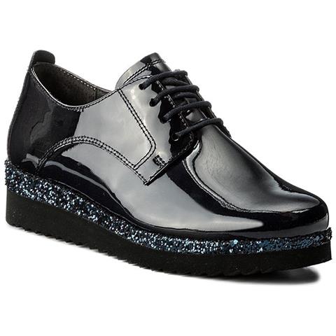 Scarpe Da Donna In Vernice Blu Navy Con Glitter 36 - Foto 1