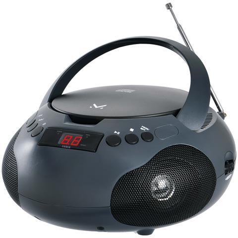 AH 164 BK Analogico 2 W FM Nero, Blu Riproduzione MP3 - Foto 1