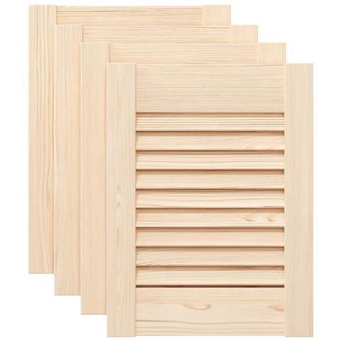 Ante Con Design A Lamelle 4 Pz 39,5x29,5 Cm In Legno Di Pino - Foto 2