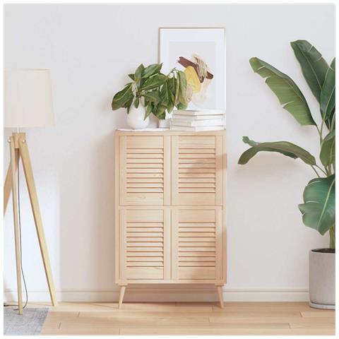 Ante Con Design A Lamelle 4 Pz 39,5x29,5 Cm In Legno Di Pino - Foto 1