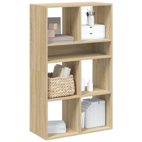 Libreria Rovere Sonoma 66x31x112 Cm In Legno Multistrato - Foto 1