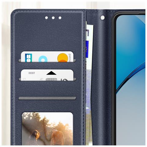 Custodia Oppo A40 Con Laccio, Patta, Supporto E Portafoglio - Foto 2