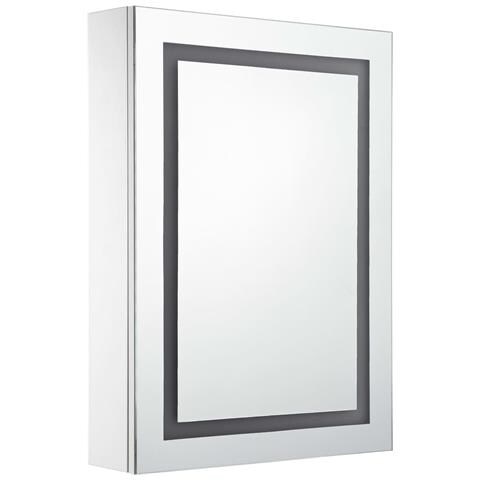 Lusso Casadino -  Armadietto Bagno Con Specchio E Led 50x13x70 Cm - Foto 2