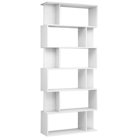 Libreria /divisorio Bianco Lucido 80x24x192 Cm - Foto 1