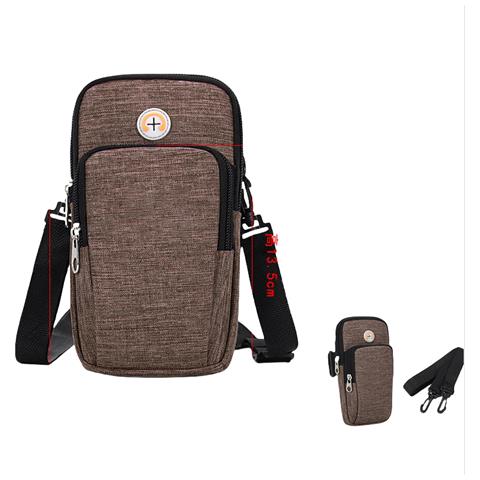 Fascia Da Braccio Unisex Sportiva Per Corsa E Fitness - Marrone - Foto 1