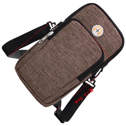 Fascia Da Braccio Unisex Sportiva Per Corsa E Fitness - Marrone - Foto 4