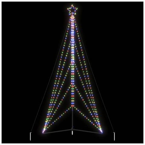 Albero di Natale a LED 615 LED Colorato 404,5 cm - Foto 2