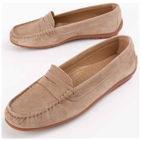 Mocassino Meilis2 Beige Beige Pelle Naturale - Foto 1