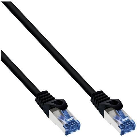 Cavo patch Lan PUR Industriale, S /FTP, Cat. 6a, nero, 1,5m - Foto 1