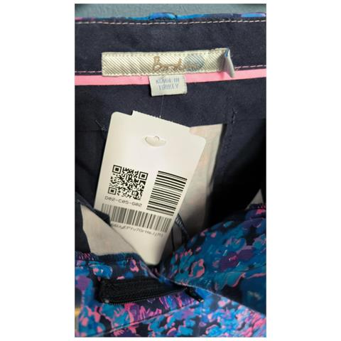 Pantaloni Da Donna Boden Comodi, Eleganti, Blu E Rosa A Fiori Taglia 42 - Foto 5