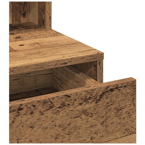 Tolette di  con Specchio e Luci a LED in Legno Vecchio - Foto 9