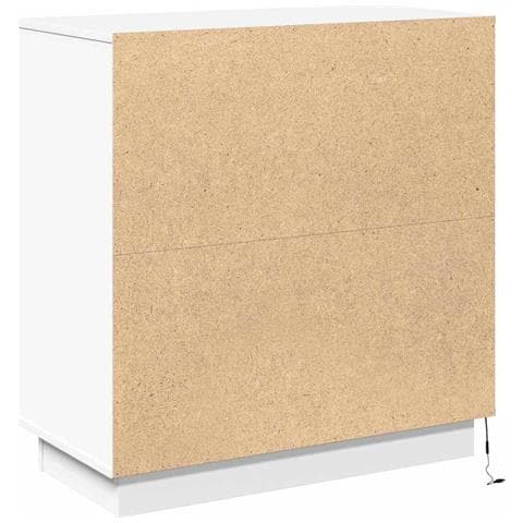 Credenza con LED Bianco 71 x 34.5 x 75 cm Legno multistrato - Foto 9