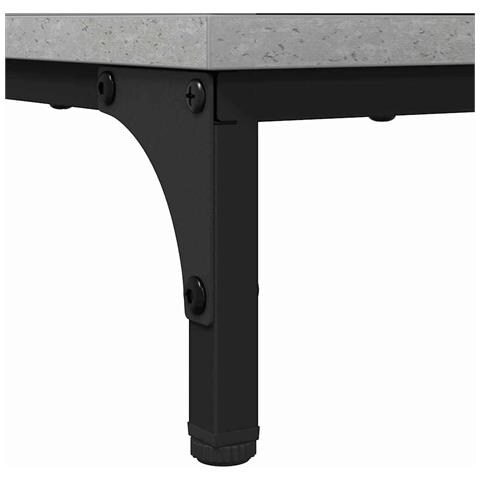 Comodini 2 pcs Grigio cemento 49 x 36 x 61 cm Legno multistrato - Foto 9