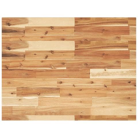 Piano Tavolo Rettangolare 80x60x2cm in Legno Massello di Acacia - Foto 1
