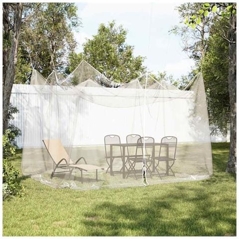 Zanzariera per Interni Esterni 156 Rete Bianca 300x300x250 cm - Foto 2