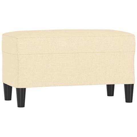 Panca crema 70x35x41 cm in Tessuto - Foto 1