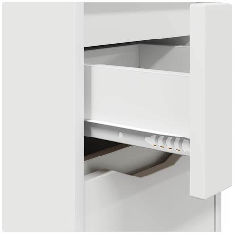 Comodini 2 pcs Bianco 30,5 x 30 x 43 cm Legno multistrato - Foto 9