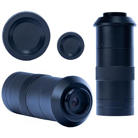 Obiettivo Per Microscopio Digitale Odm-100x Serie Planets Pro - Zoom 100x, Ottica Di Alta Qualità | C-mount, 40-400mm | Uso Professionale - Foto 1