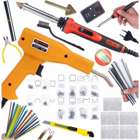 Lutatrice Per Plastica Red Odysseya 100w - Set Completo Con Zszywacz, 200 Zszywek, 800 Zszywki, Prowelder Kit Mini, 5 Tipi Di Spoiwo - Foto 1