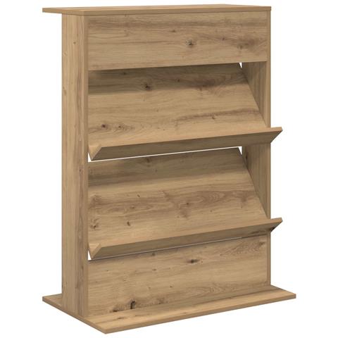 Scaffale per riviste Rovere artigianale 70 x 41 x 96 cm - Foto 1
