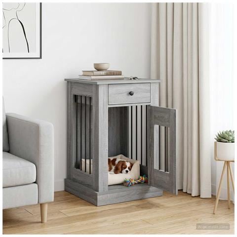 Mobile da cassa per cani Sonoma grigio 50 x 47,5 x 80 cm - Foto 2