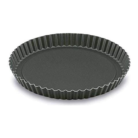 68882 - Padella mobile antiaderente scanalata in alluminio 28 cm - Nera - Foto 1