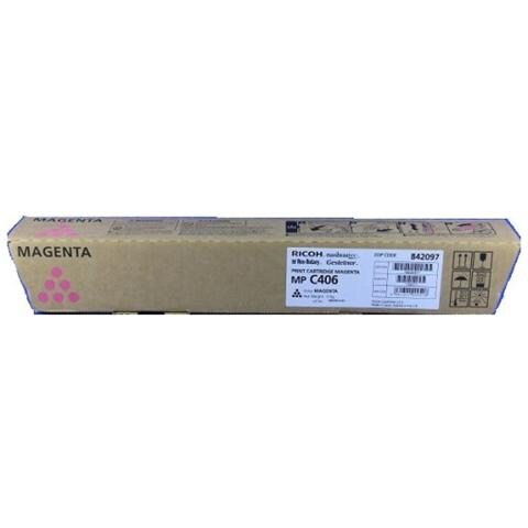 842097 Toner Originale Magenta per Mp C306 / C406 Capacità 6000 Pagine - Foto 2