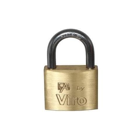 Lucchetto Rettangolare Ad Arco In Ottone 50 Mm Fai - Foto 4