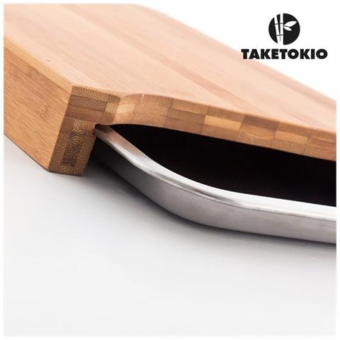 Tagliere Da Cucina In Bambù Con Vassoio - Foto 2