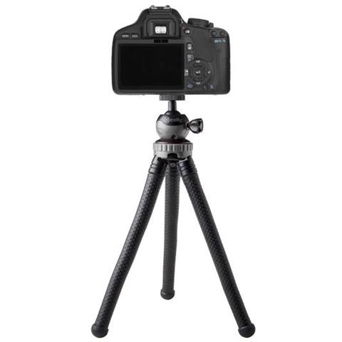 Click Flextri Treppiede Flessibile per Fotocamere e Smartphone - Colore Nero - Foto 2