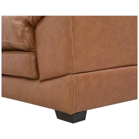 Divano In Mix Di Pelli Marrone Horten - Foto 22