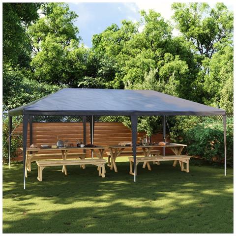 Gazebo Professionale 4x6 m Antracite 90 g /m² - Foto 2