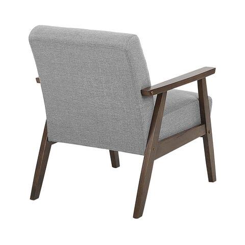 Poltrona In Tessuto Grigio Asnes - Foto 8